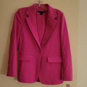 French Connection Hot Pink Single Breasted Blazer Sz 0 S NWT